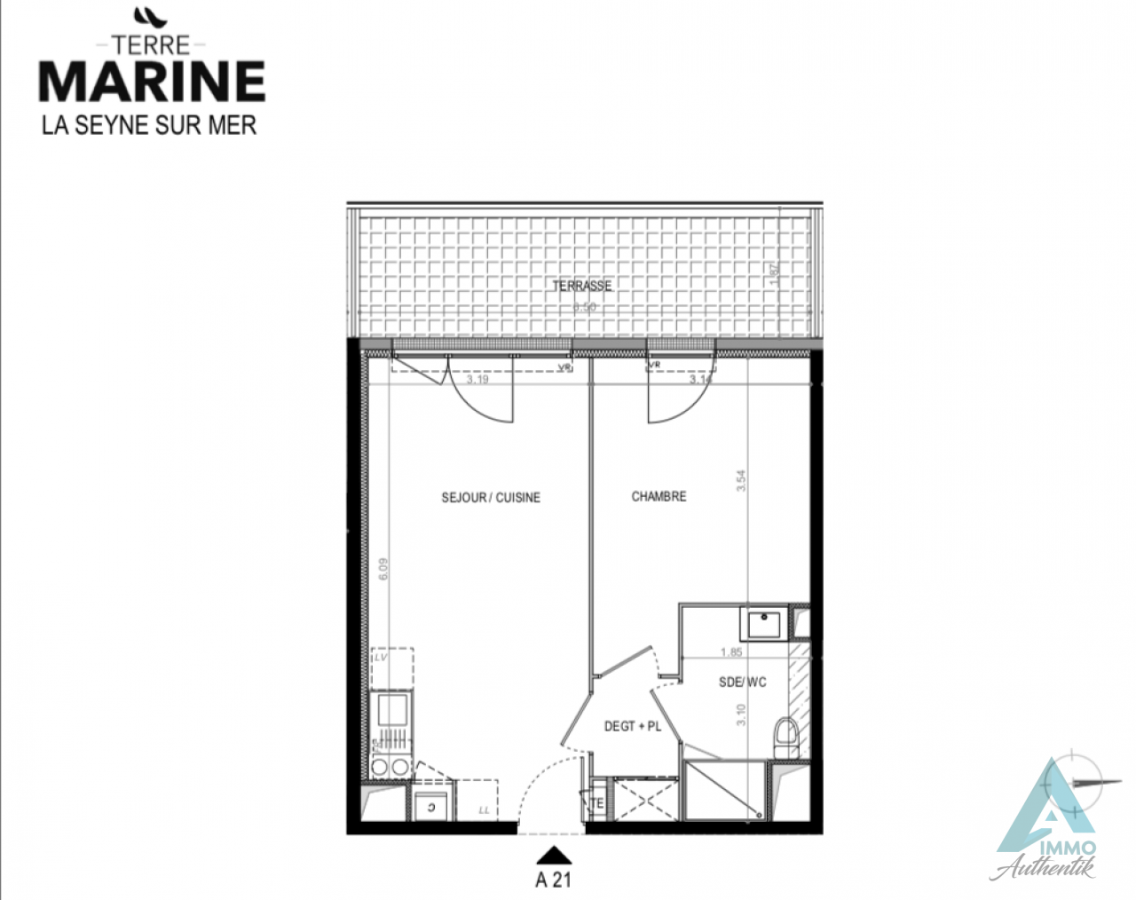 Image_4, Appartement, La Seyne-sur-Mer, ref :CD0603 A21